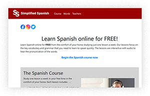 Simplified Spanish
