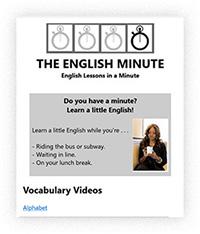 The English Minute